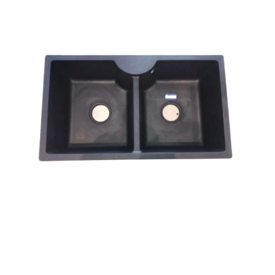 Pileta doble negra 78 x 45 Pileta doble negra 78 x 45