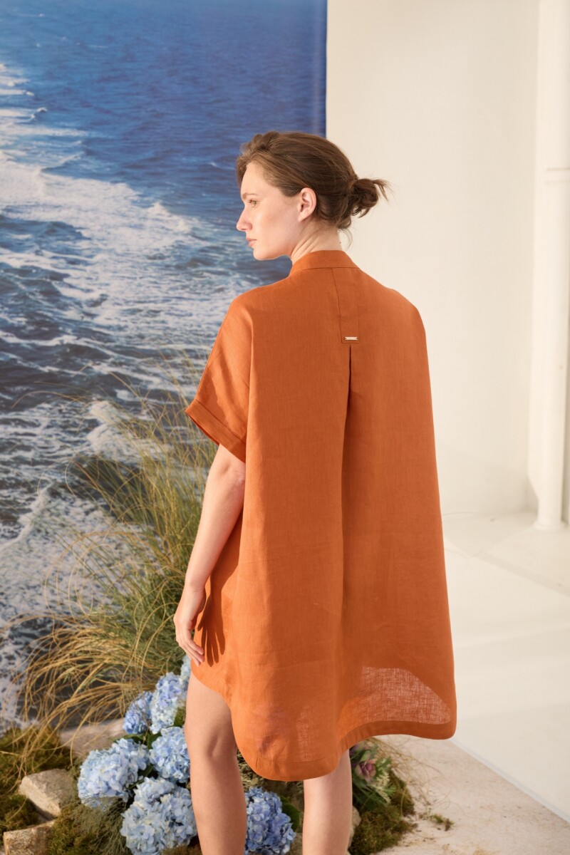 VESTIDO JAPON Terracota
