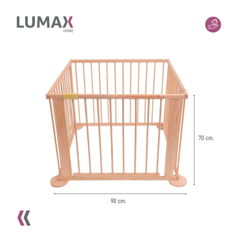 Corral Corralito para bebe 4 piezas en madera No aplica