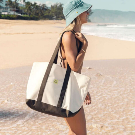 Bolsa Sun Bum Beach Tote Large Tote Blanco Combinado