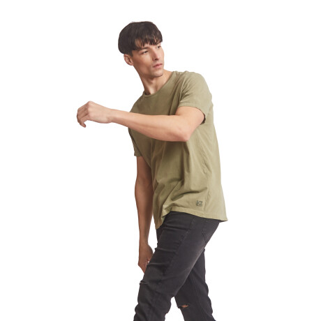 Remera de Hombre KristoBelga Verde Oliva