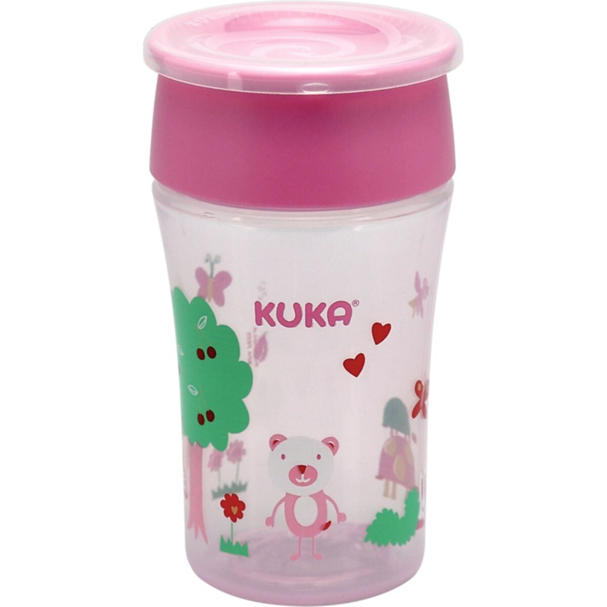 Vaso Sorbito Kuka Antiderrame 360° Rosa 