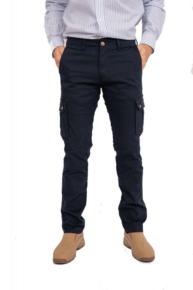 PANTALON CARGO BR MARINO