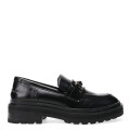Zapatos de Mujer Miss Carol DOULE Mocasin con hebilla Negro