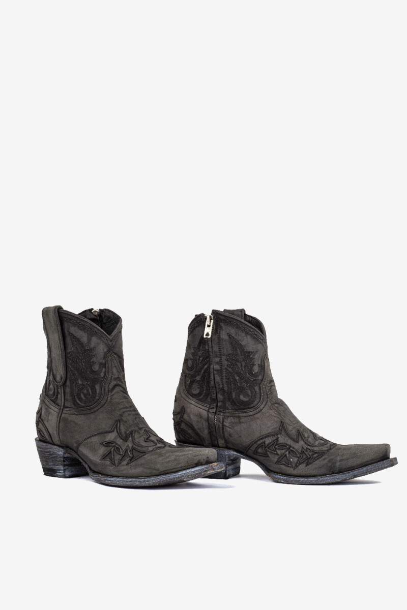 BOTA TEXANA STITCHED Negro