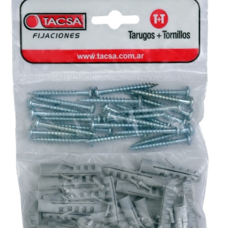 TARUGO STD 5MM + TORNILLO PARKER X BOLSA(50 UNI) TARUGO STD 5MM + TORNILLO PARKER X BOLSA(50 UNI)