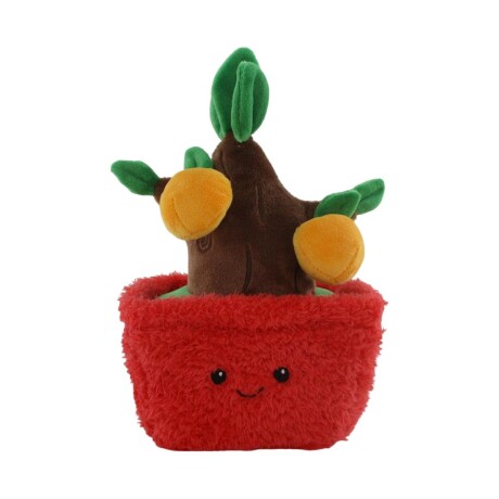 Peluche maceta rojo
