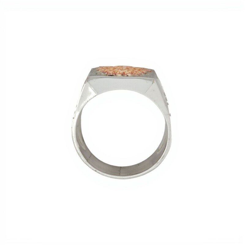 Anillo Profesión Policía -Plata y Oro -Sin Piedra-AP5063 sinpiedra