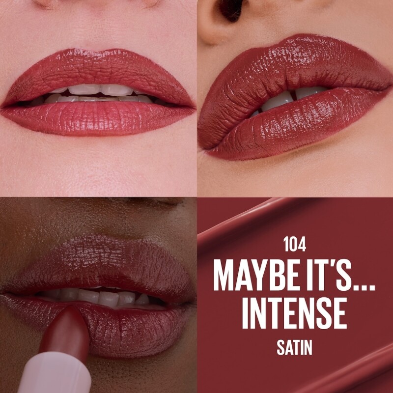 Labial Maybelline Serum Lipstick Satin Tono Maybe It's Intenso Labial Maybelline Serum Lipstick Satin Tono Maybe It's Intenso