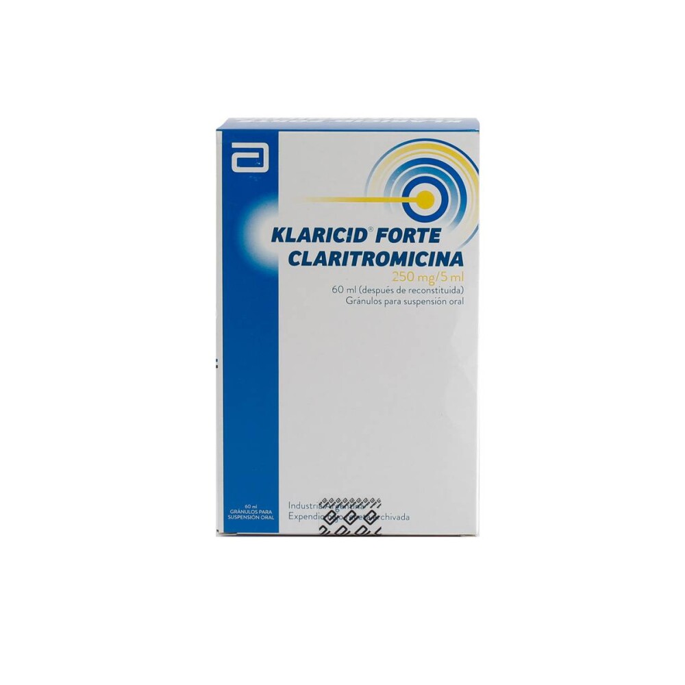 KLARICID 250 MG. SUSP. FR. X 60 ML. única