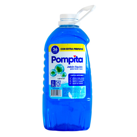 Detergente liquido para ropa Pompita 3L Detergente liquido para ropa Pompita 3L
