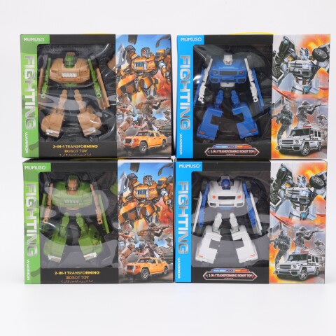 ROBOT TRANSFORMABLE 2 EN 1 (COCHE POLICIAL) ROBOT TRANSFORMABLE 2 EN 1 (COCHE POLICIAL)