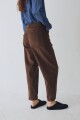 PANTALON BARREL CORDEROY Chocolate