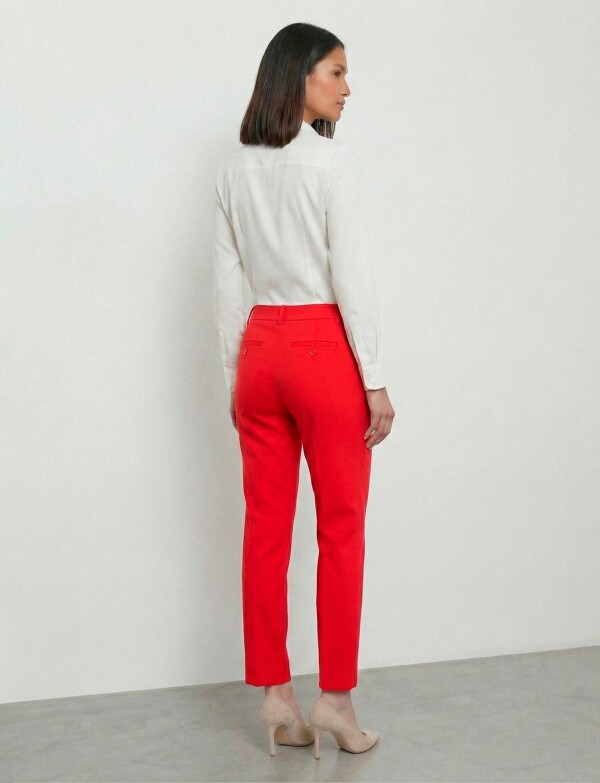 Pantalon Sastrero Slim ROJO