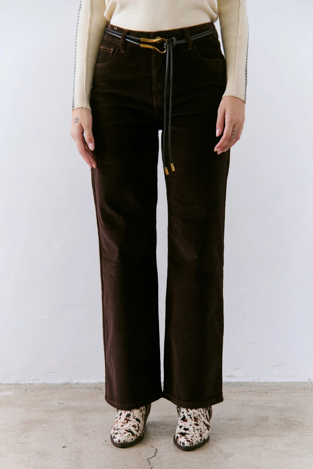 PANTALON PANA chocolate 1