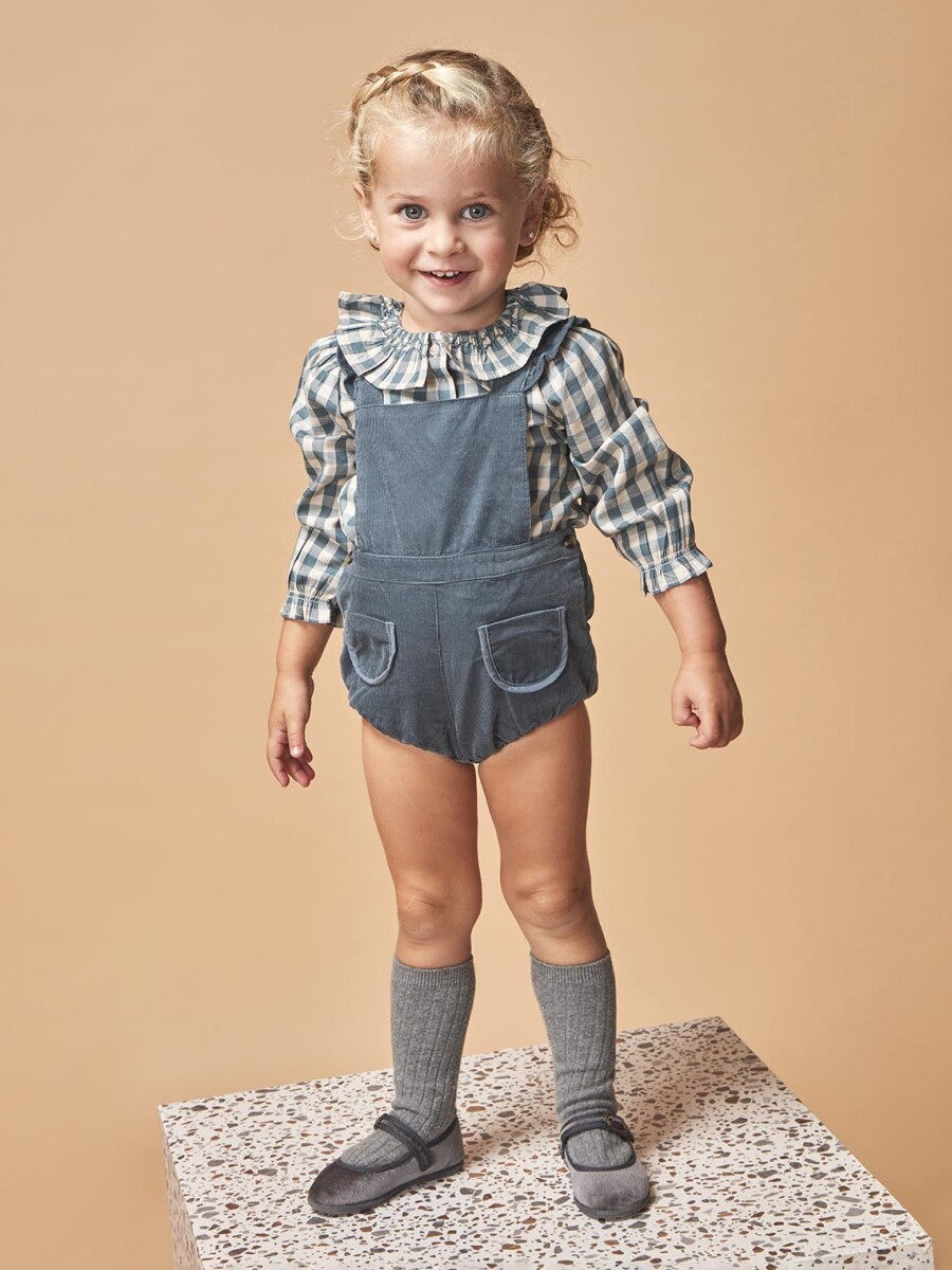 Camisa De Cuadros Con Smo Petroleo