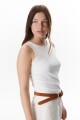MUSCULOSA DOBLE BLANCO