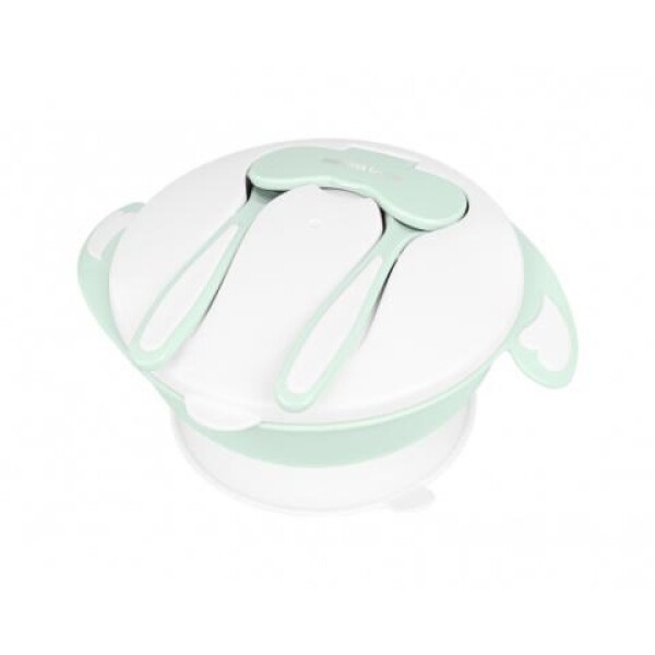 Bowl 4 en 1 KIKKABOO verde agua blanco