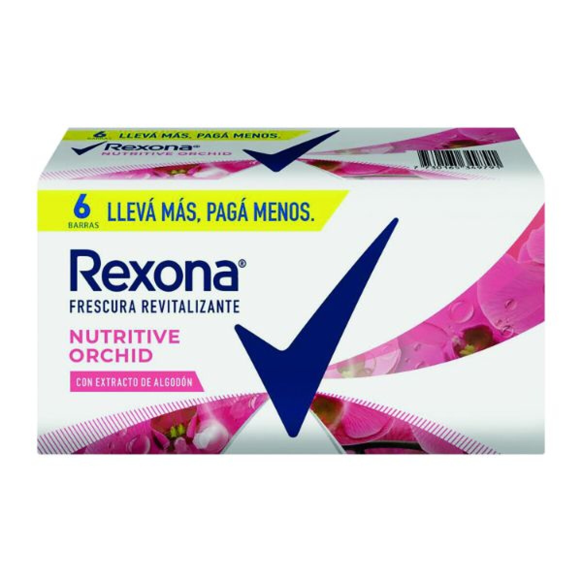 JABON REXONA NUTRITIVE ORCHID 6 UNIDADES 