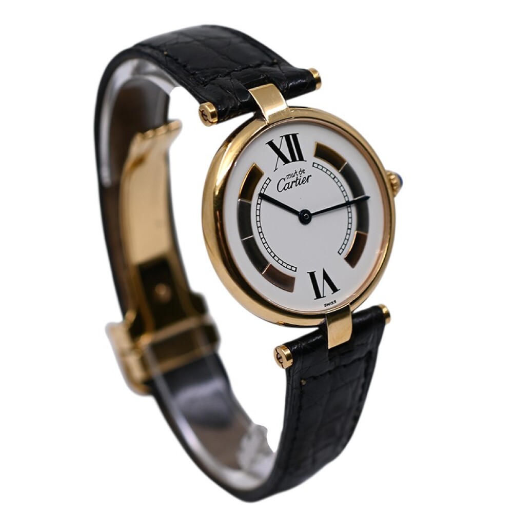 Cartier Ronde 590003 vermeil 30 mm quartz Cartier Ronde 590003 vermeil 30 mm quartz