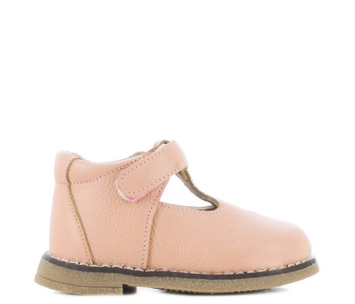 Zapatos de Niña MINI Miss Carol CERSEI con velcro y calado Rosado