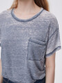 Remera Odon Gris Oscuro