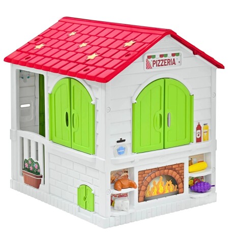 Casa Infantil de Jardin y Mercado Prinsel 4080 2 en 1 001