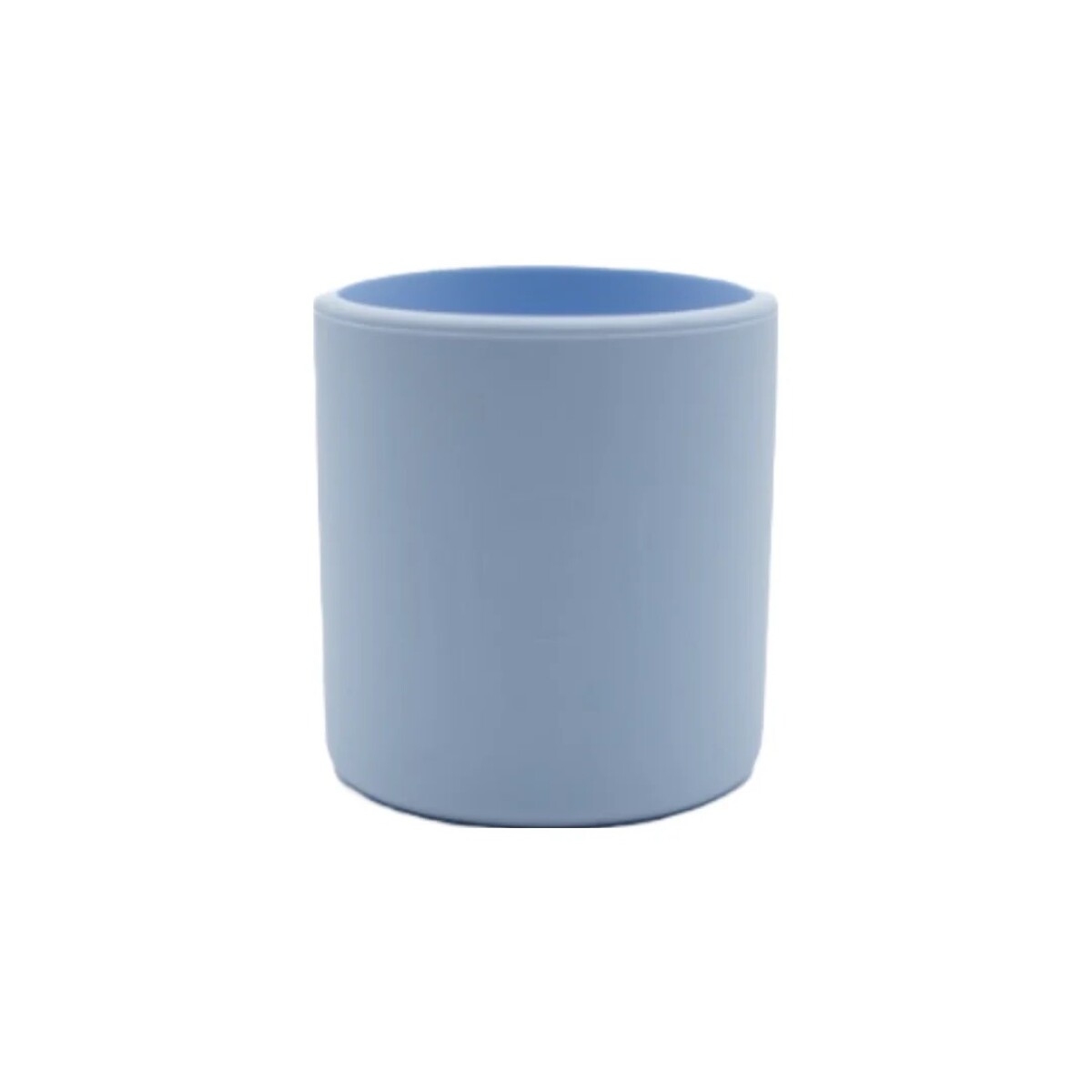 vaso silicona BLW - celeste 