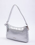 CARTERA BAGUETTE DOS Plateado