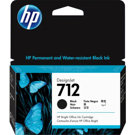 HP 3ED70A 712 NEGRO T210/230/250/630/650 38ML UK Hp 3ed70a 712 Negro T210/230/250/630/650 38ml Uk