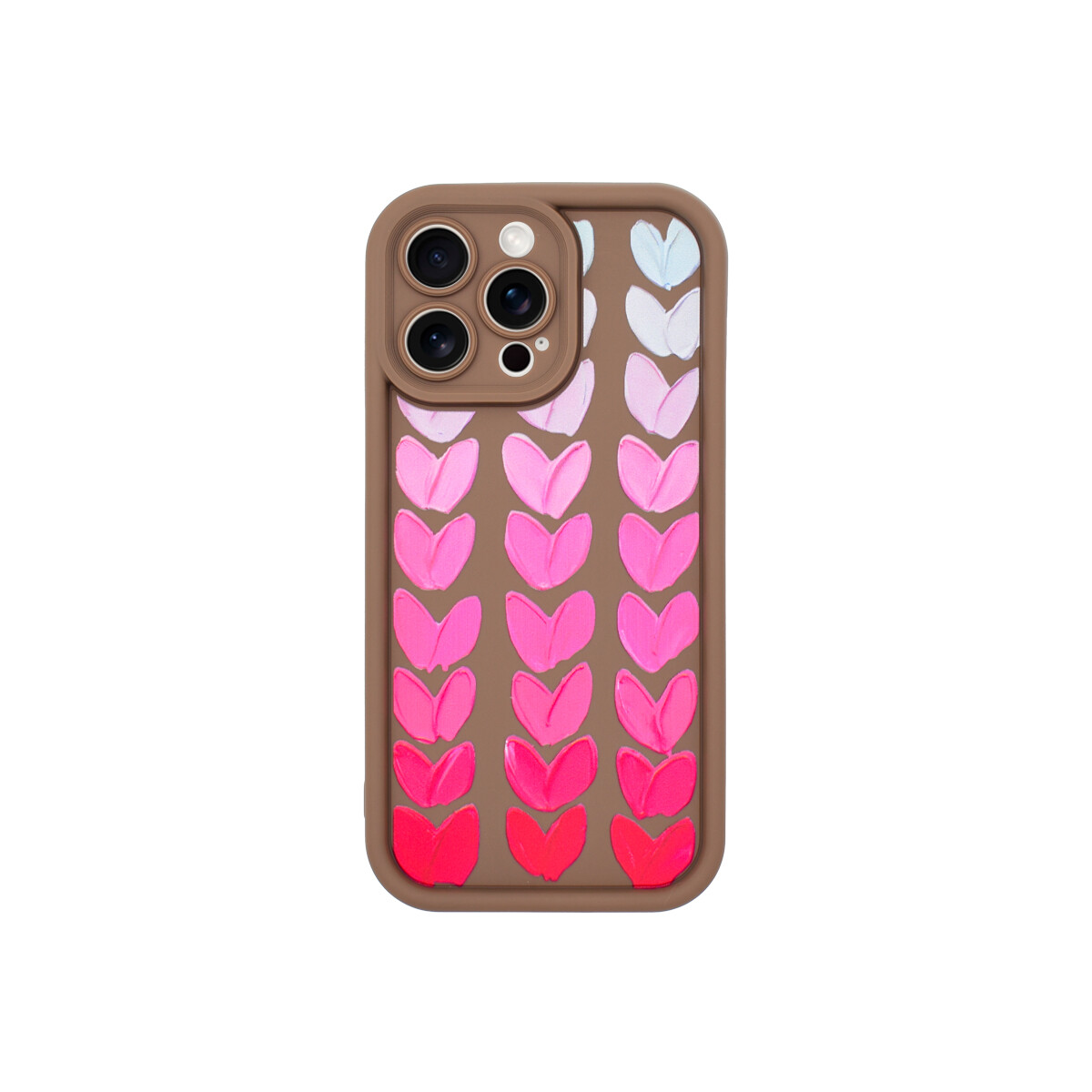Protector para iPhone 15 Pro Max diseño corazón acuarela 