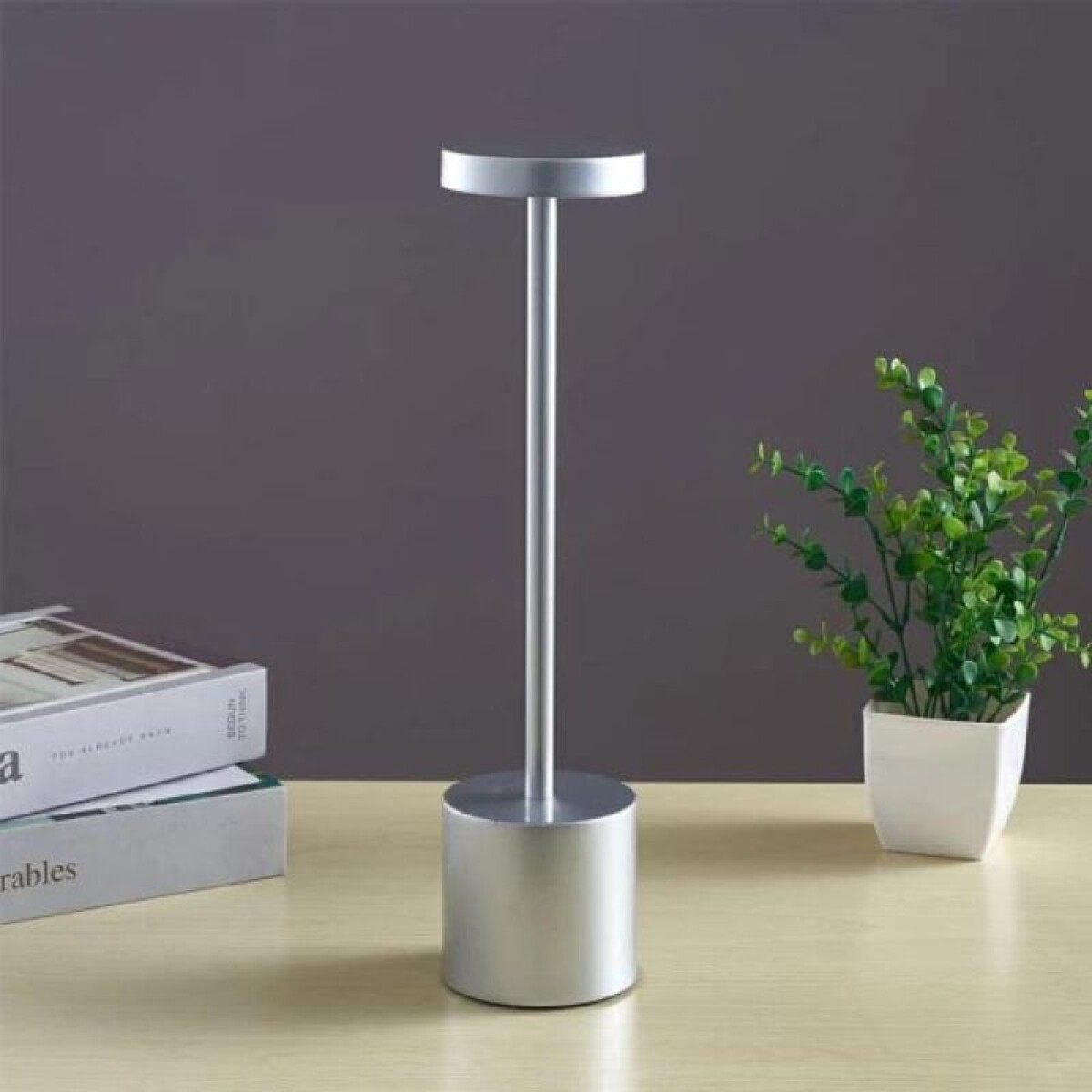 Lampara Led Deluxe - Plateado 