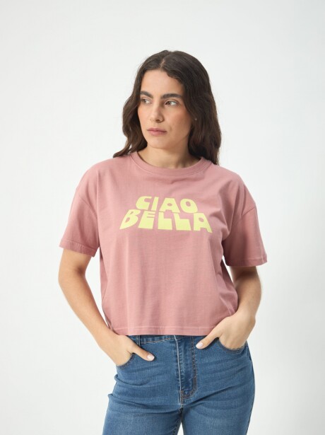 REMERA CROP BELLA ROSA