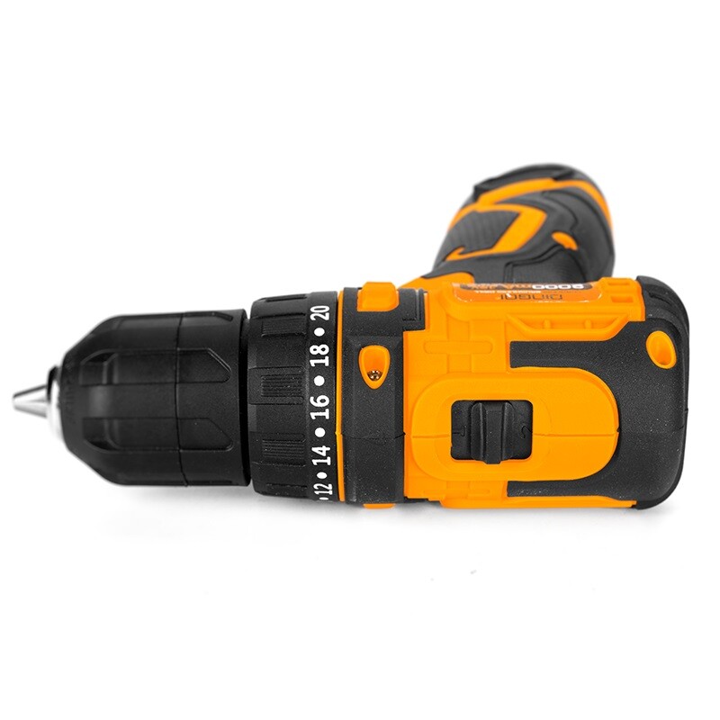 DINGQI TALADRO ATORNILLADOR 10MM 12V 25NM 18+1 + 2 BATERIAS & CARGADOR & ACCS Dingqi Taladro Atornillador 10mm 12v 25nm 18+1 + 2 Baterias & Cargador & Accs