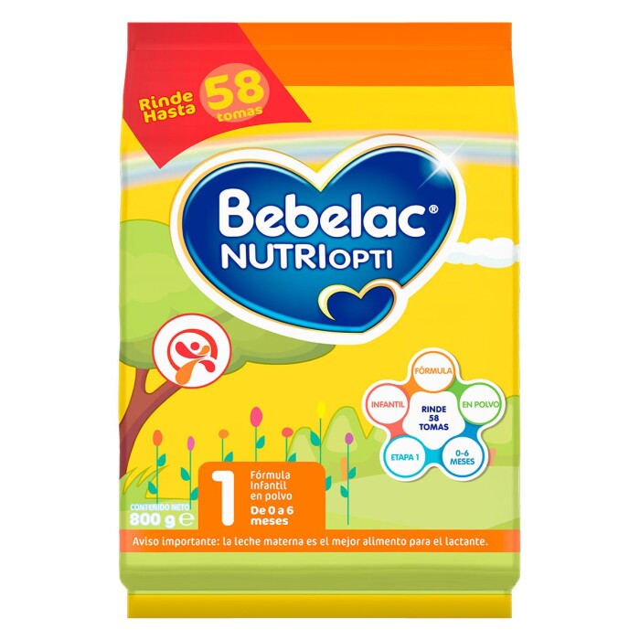 BEBELAC NUTRIOPTI 1 POLVO CJ X 800 GR. única