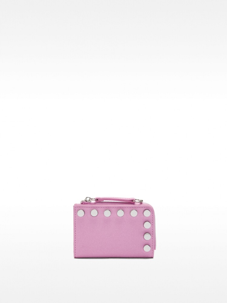 Monedero Con Tachuelas rosa