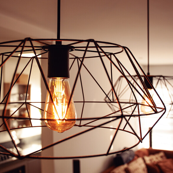 Lámpara LED ST64 velón ámbar E27 4W 280Lm cálida -TRAMONTINA TE3170