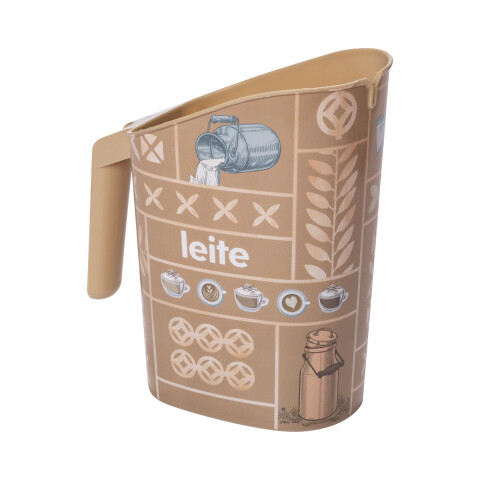 Jarra Plástica de Leche Estampado GEOMETRICO