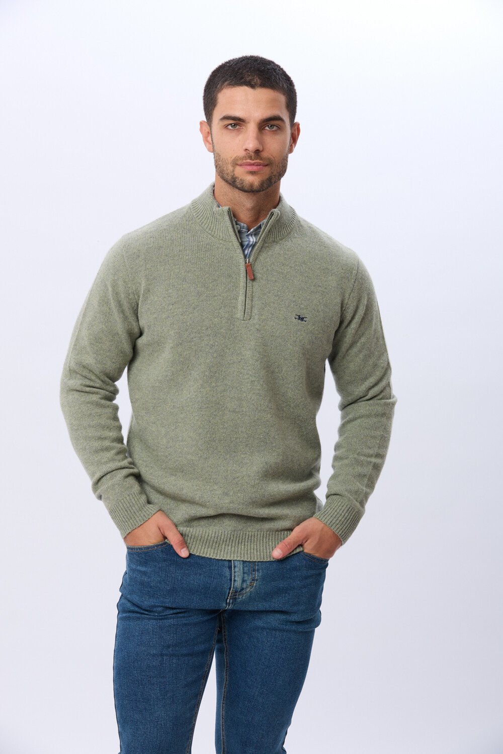 BUZO LANA Verde Claro