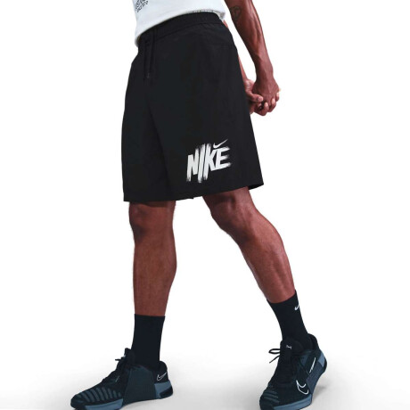 Short Nike Form Dri-Fit 9'' Unlined Versatile de Hombre Negro
