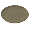 PLATO P/POSTRE BEIGE OSC 20.5CM Unica