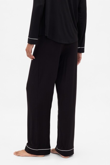 Pijama Pantalón De Modal Mujer Black