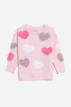 Sweater corazones ROSA