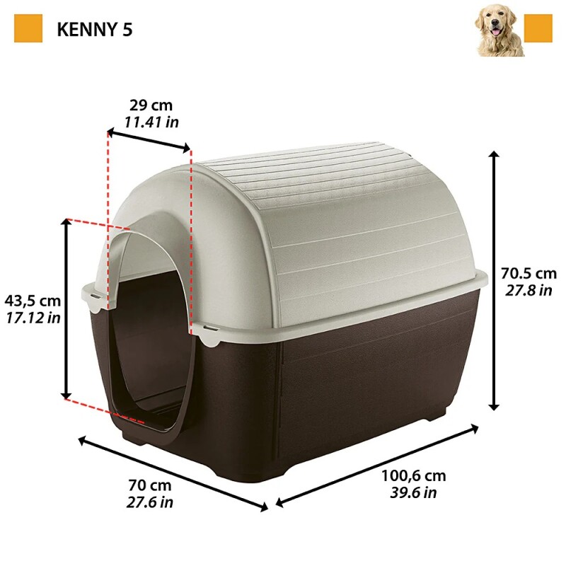 Kenny Casa para Exterior 05 (L 66 x W 90 x H 66 cm)