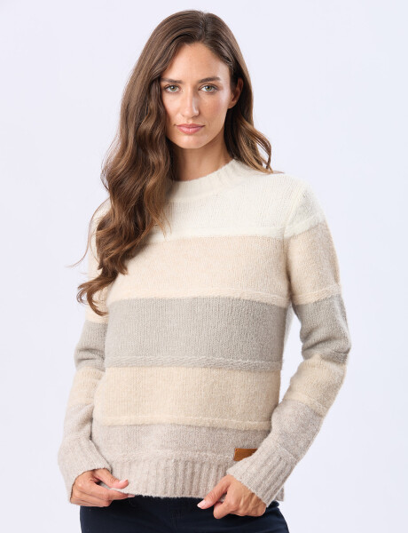 BUZO TEJIDO RAYADO Verde