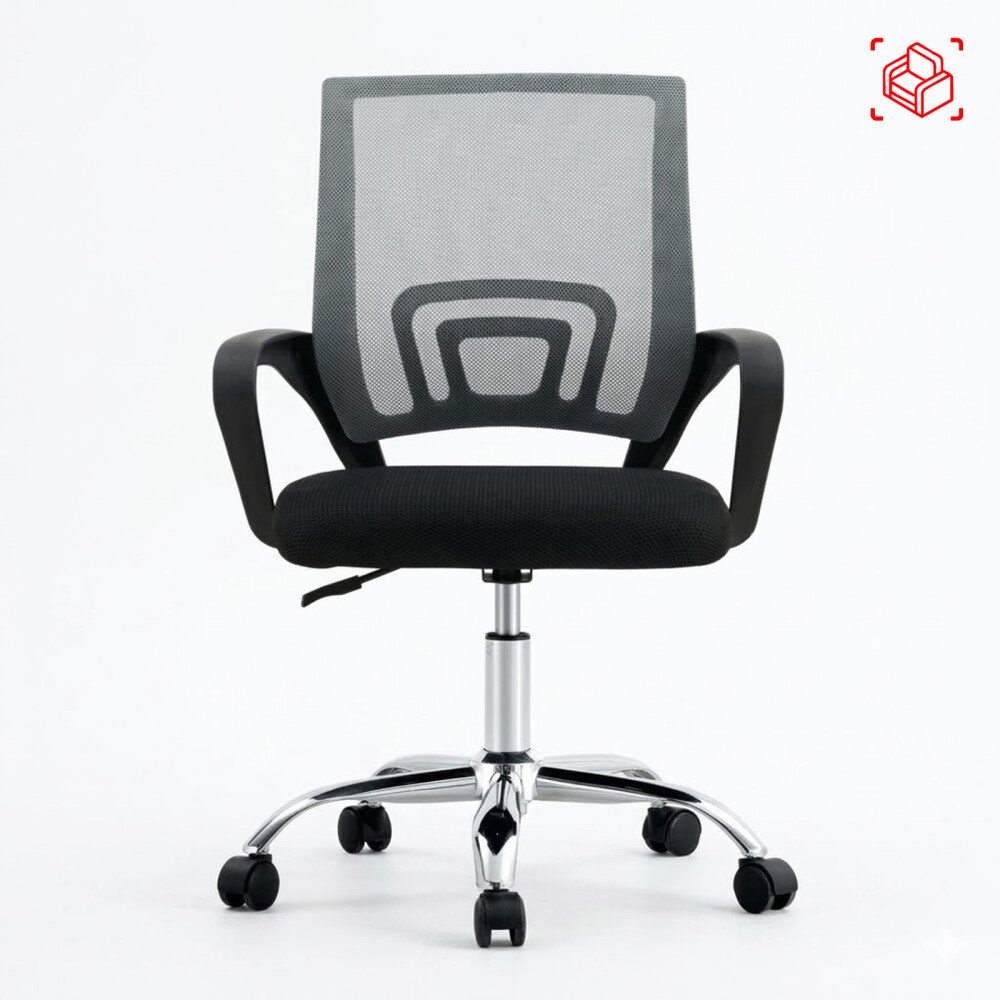 SILLA DE ESCRITORIO MALLA GRIS HY-520P