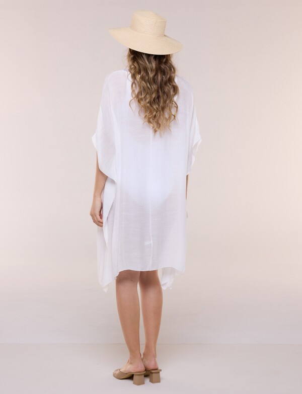 Vestido Playa Holgado BLANCO