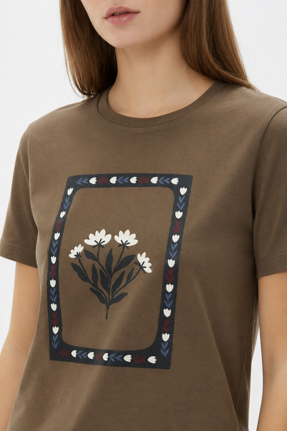Remera Violeta Estampado 8