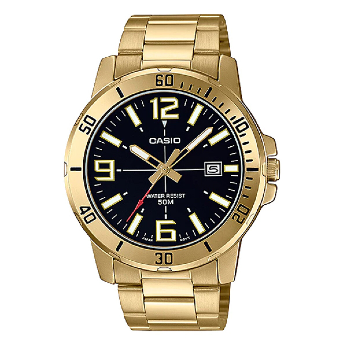 Reloj Casio Clásico Acero Inoxidable Dorado 