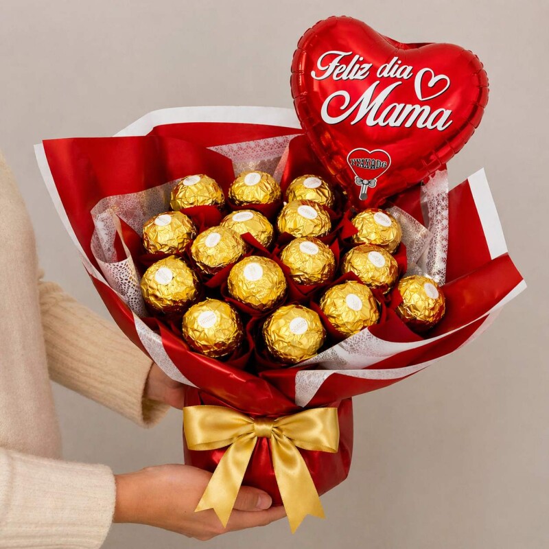 Ramo De Chocolates Para Mamá Ramo De Chocolates Para Mamá